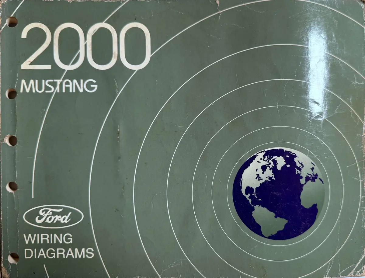 New Nos Ford Factory Service Manual:2000 Ford Mustang Wiring Diagrams 1
