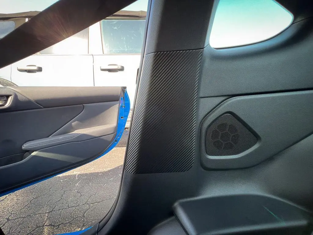 Seatbelt Trim Protector 3D Carbon Overlays - 2022 Brz / Gr86 1
