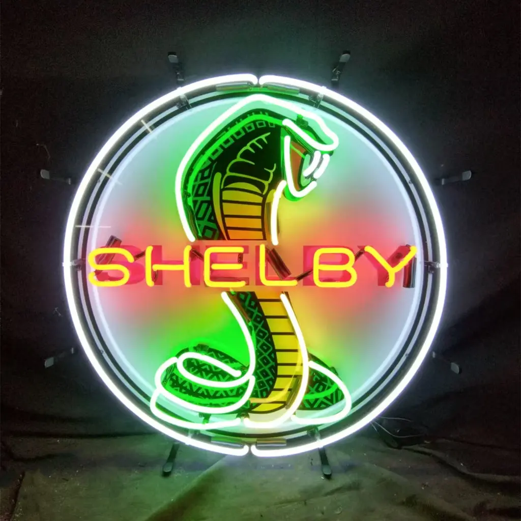 Shelby Cobra Car Logo Neon Signs 1