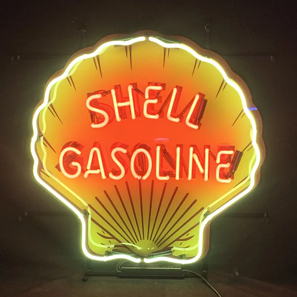 Shell Gasoline Neon Signs Light 1
