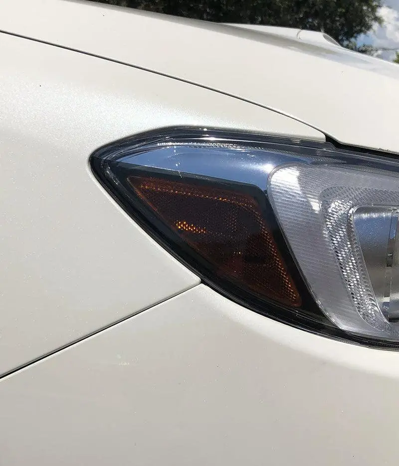 Smoked Headlight Sidemarker Overlays Fits 2015-2021 Wrx / Sti 1