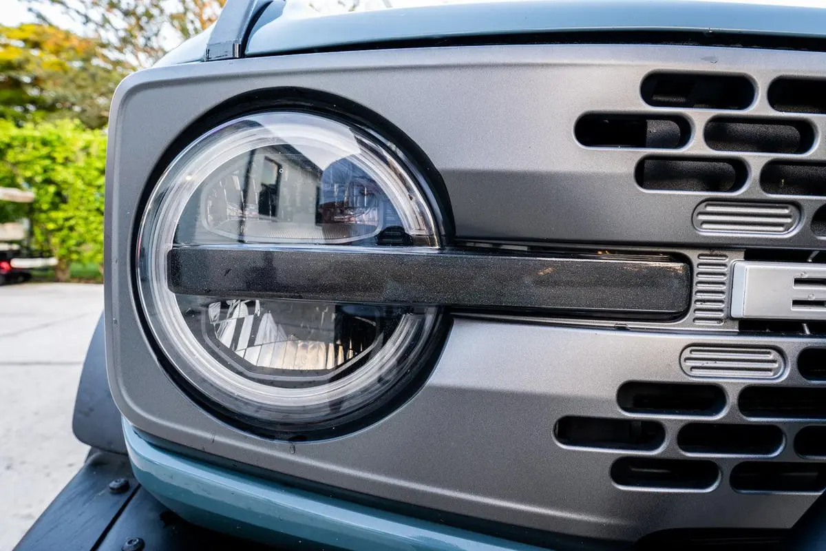 Smoked Signature Drl Bar Overlays - 2021+ Bronco (Signature Headlights) 6