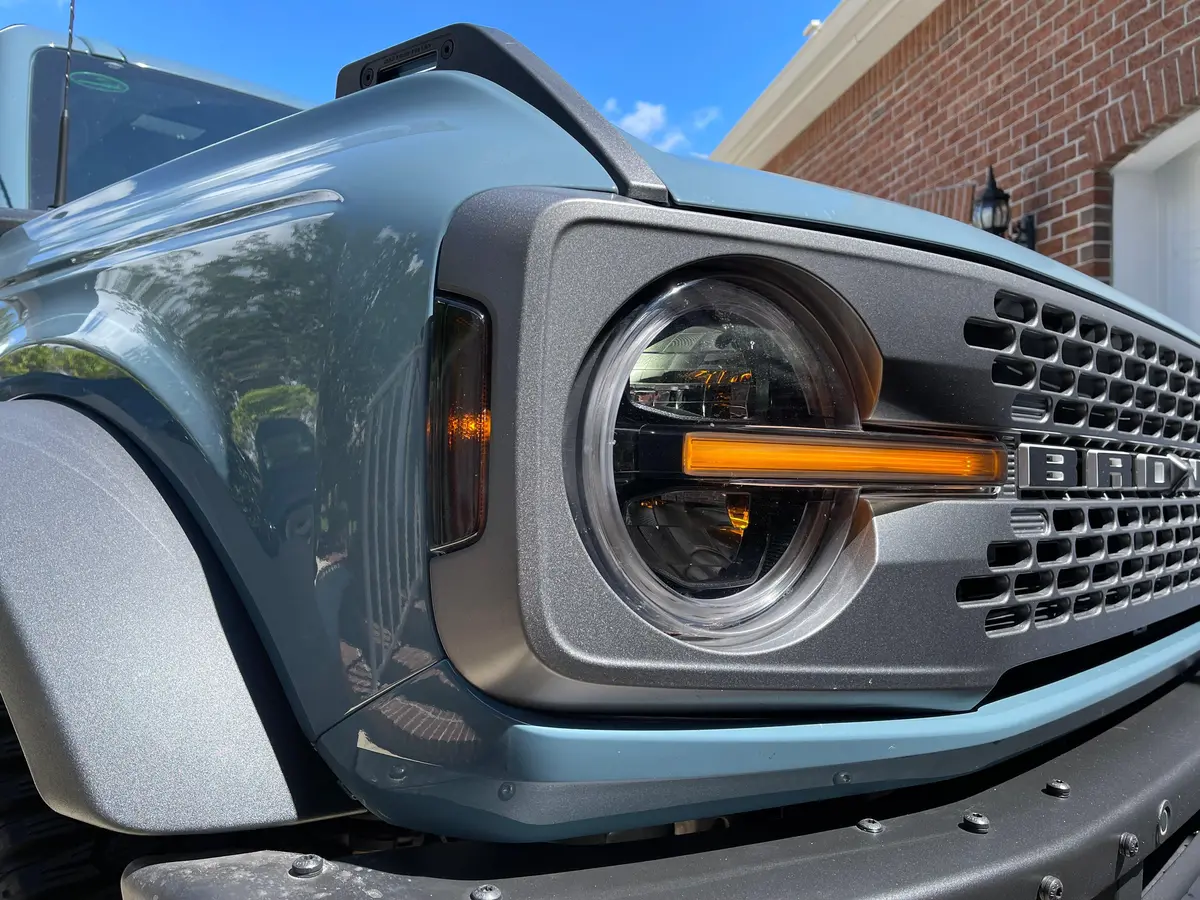 Smoked Signature Drl Bar Overlays - 2021+ Bronco (Signature Headlights) 3