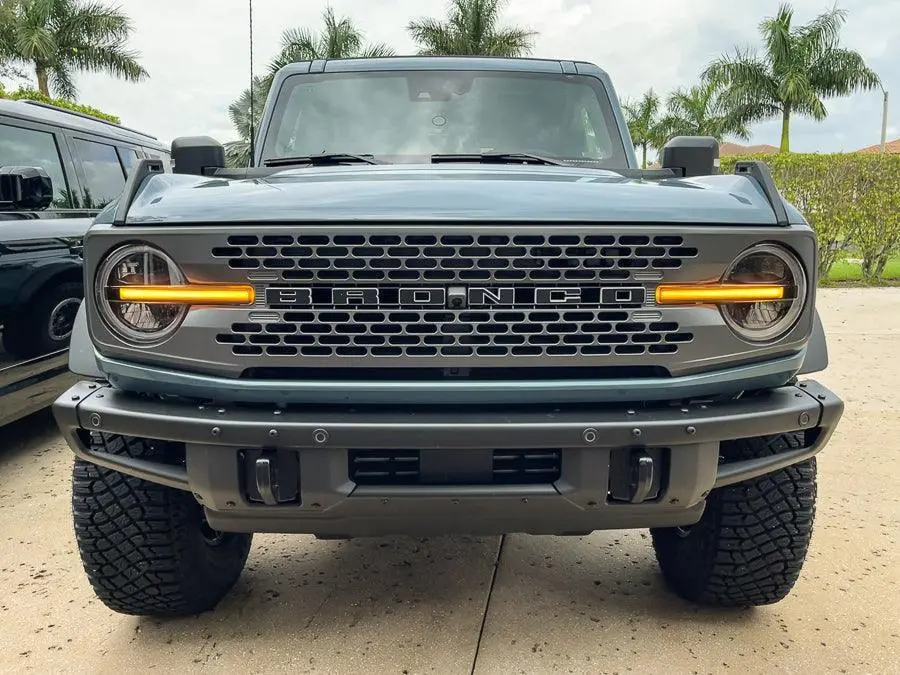 Smoked Signature Drl Bar Overlays - 2021+ Bronco (Signature Headlights) 5