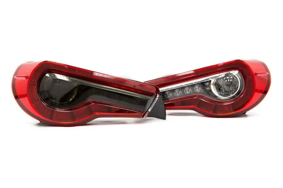 Smoked Tail Light Overlays (Dark, Light, Red, Or Yellow) - 2017-2021 Toyota 86 / Subaru Brz 1