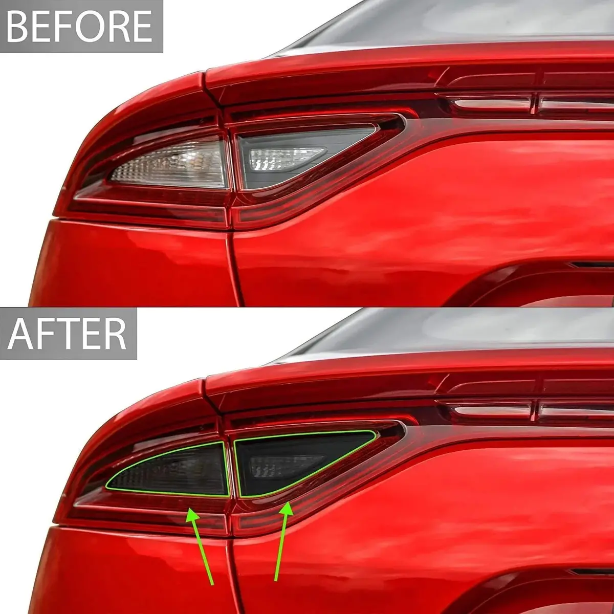 Smoked Taillight Overlays - 2018-2021 Kia Stinger Gt 1