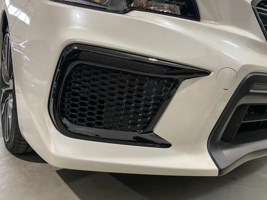 Special Edition Dark Smoke Carbon Fiber Jdm Drl Bezel Overlays - 2018-2021 Wrx / Sti 1