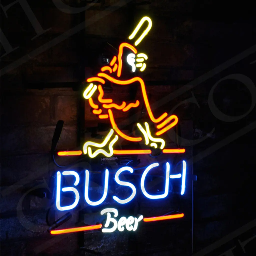 St.Louis Cardinals Busch Beer Neon Light Sign 1