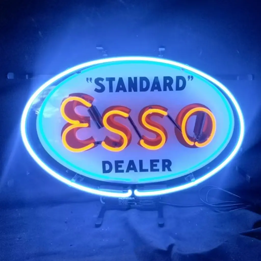 Standard Esso Dealer Neon Signs Light 1