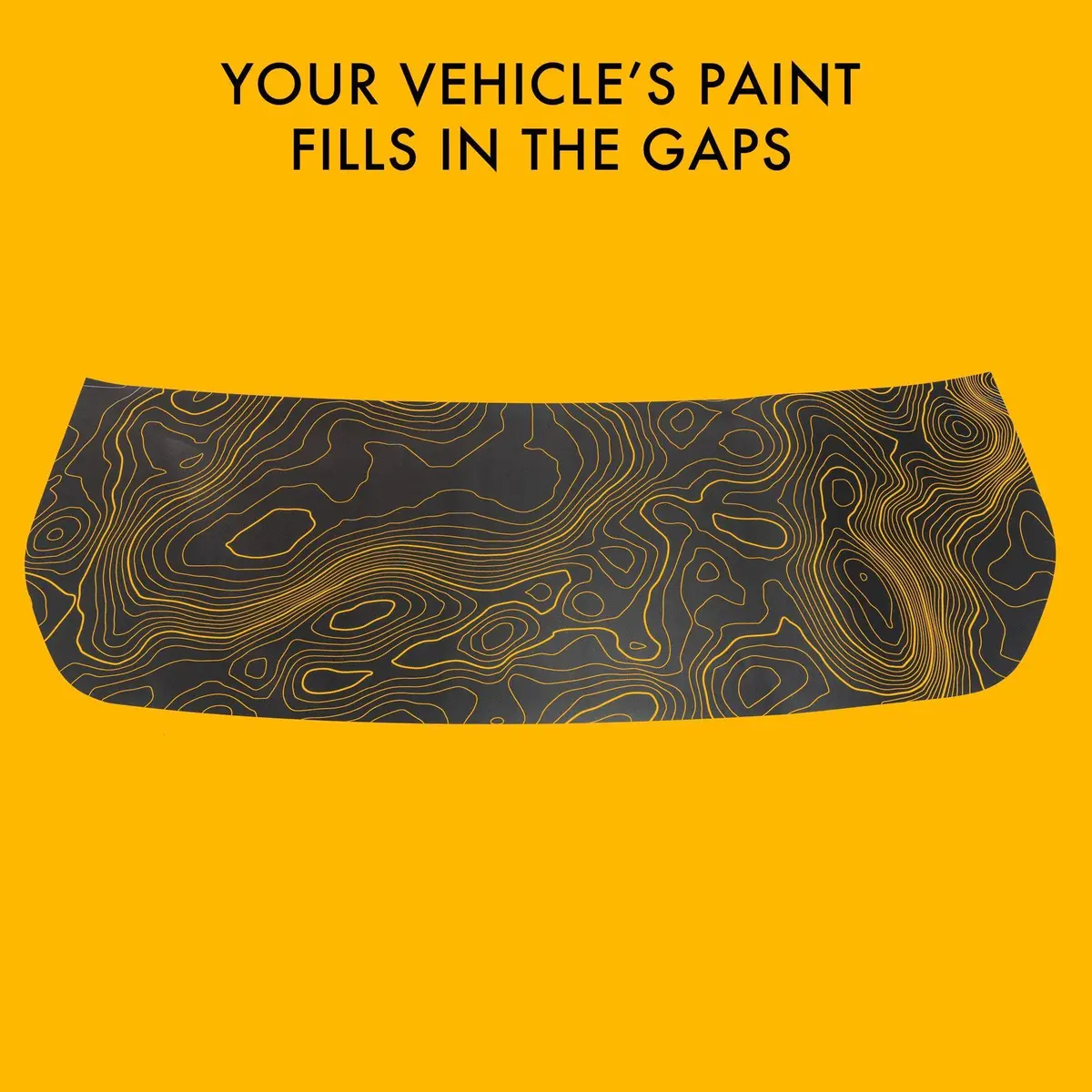 Stealth Topographic Map Hood Overlay (Printed Series) - 2021+ Bronco 1