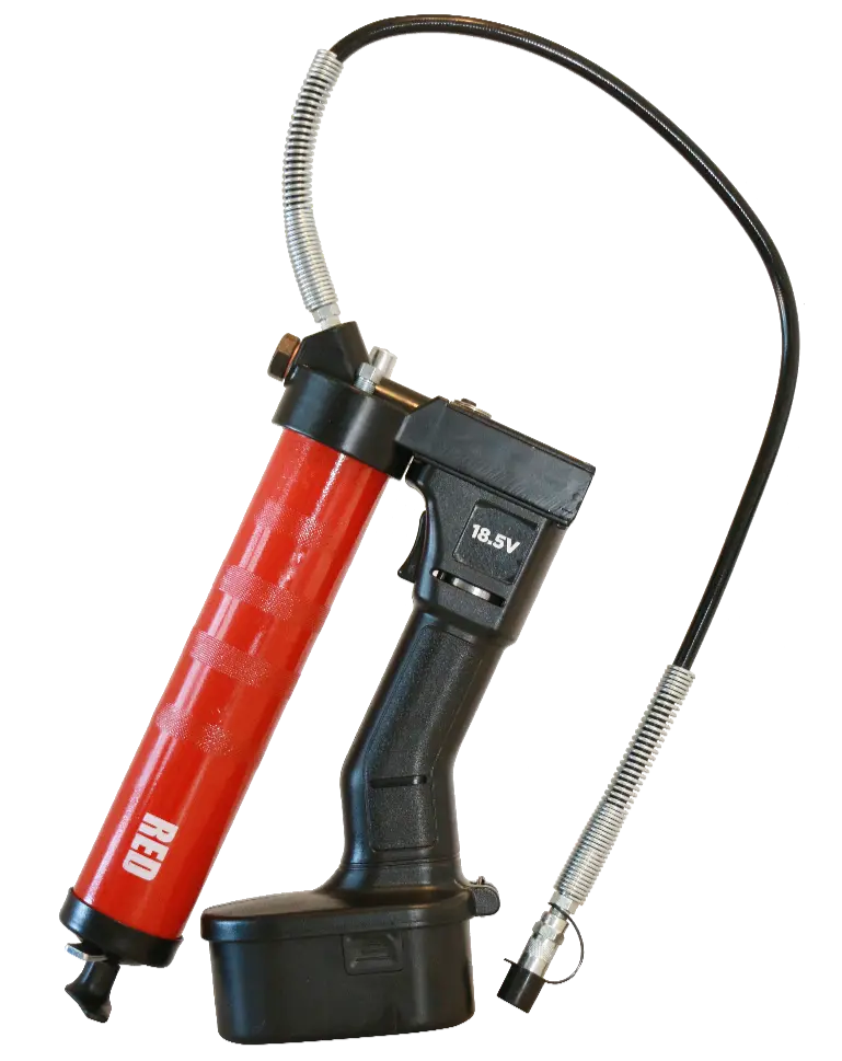Oilsafe | Battery-Operated Grease Gun | Colo-Coded Steel Cartridge | 18V 1