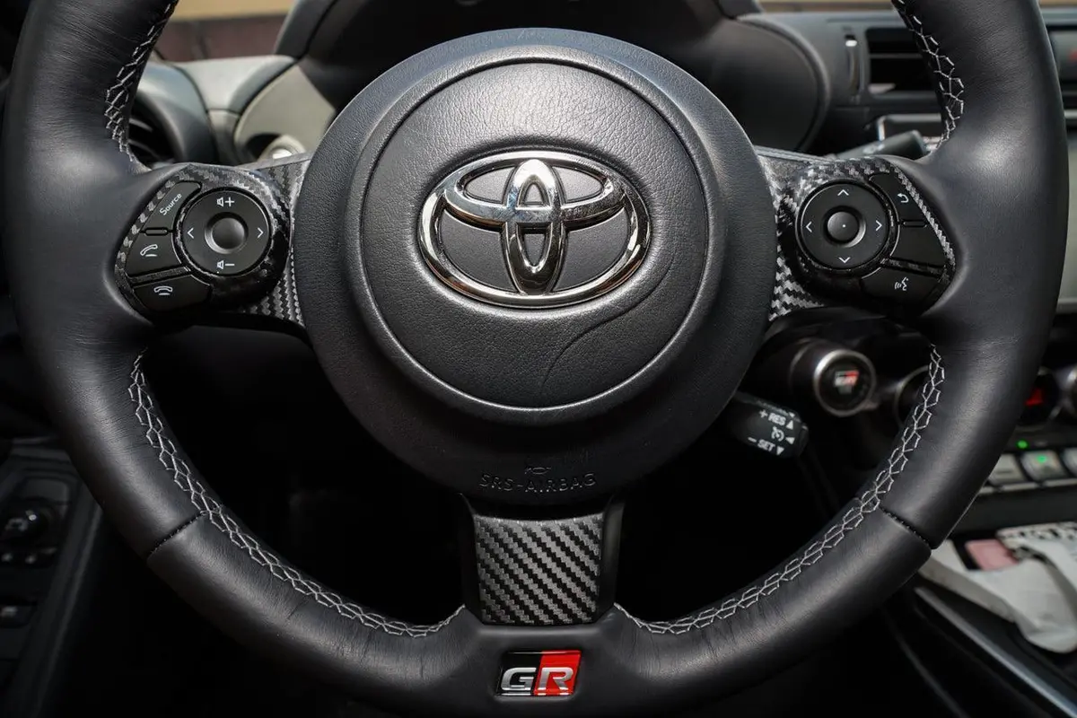 Steering Wheel Controls + Lower Spoke 3D Carbon Overlays - 2022+ Brz / Gr86 1
