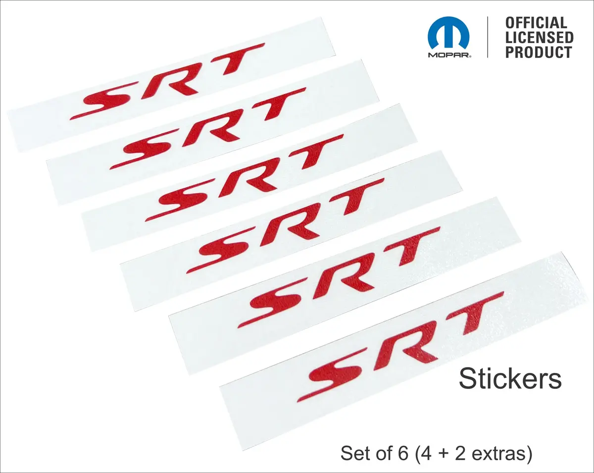 Srt Center Cap Overlay Decals For Challenger Srt 3