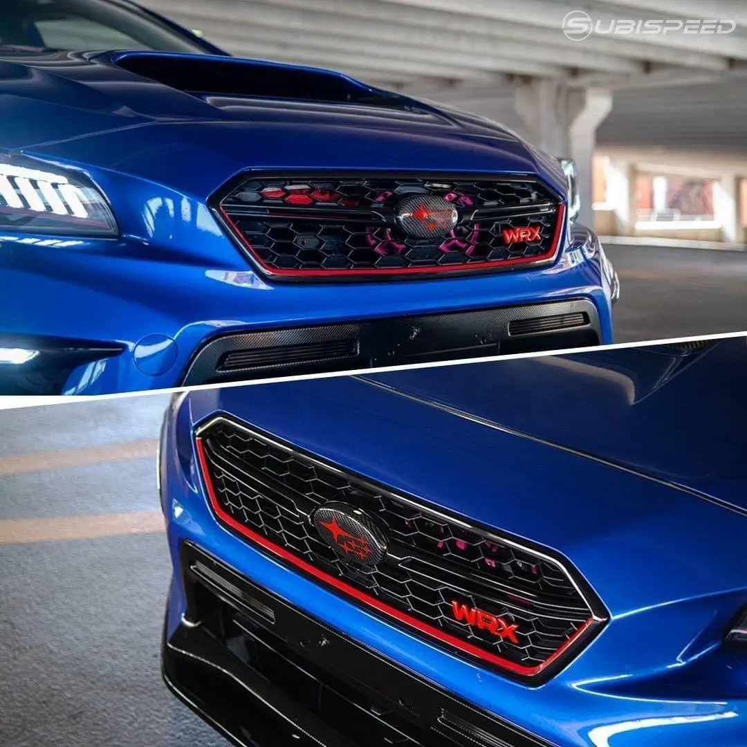 Subaru Wrx Sti S208 Type Ra Style Grille Pinstripe - 2018-2021 Wrx / Sti 1