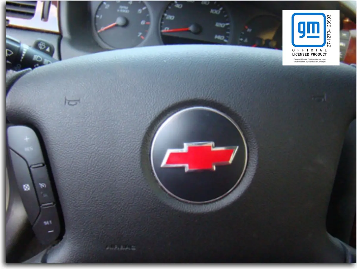 Steering Wheel Bowtie Overlay Decal - 06-13 Impala 1