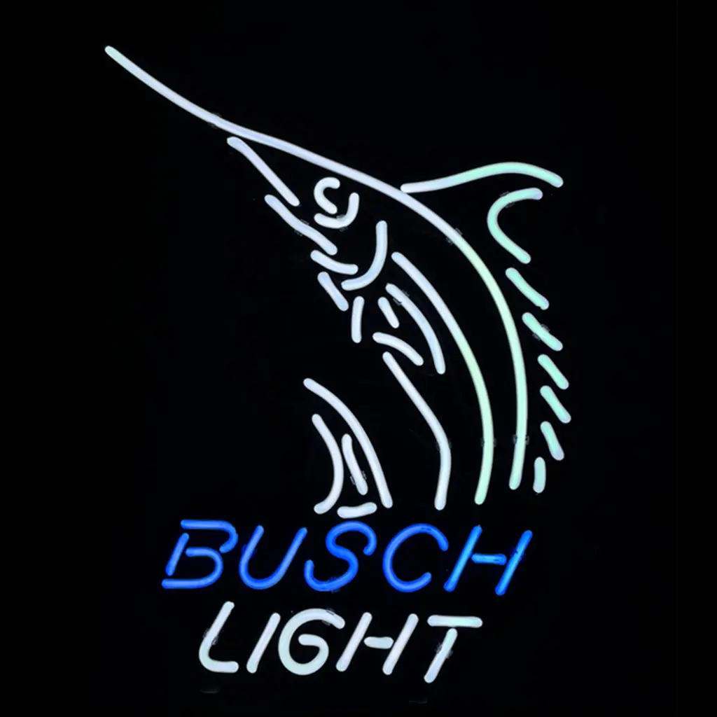 Swordfish Busch Light Beer Neon Sign 1