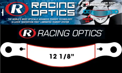 Bell | 287 Srv Tearoffs Racing Optics X Stack (10) 2Mil Perimeter Seal 1