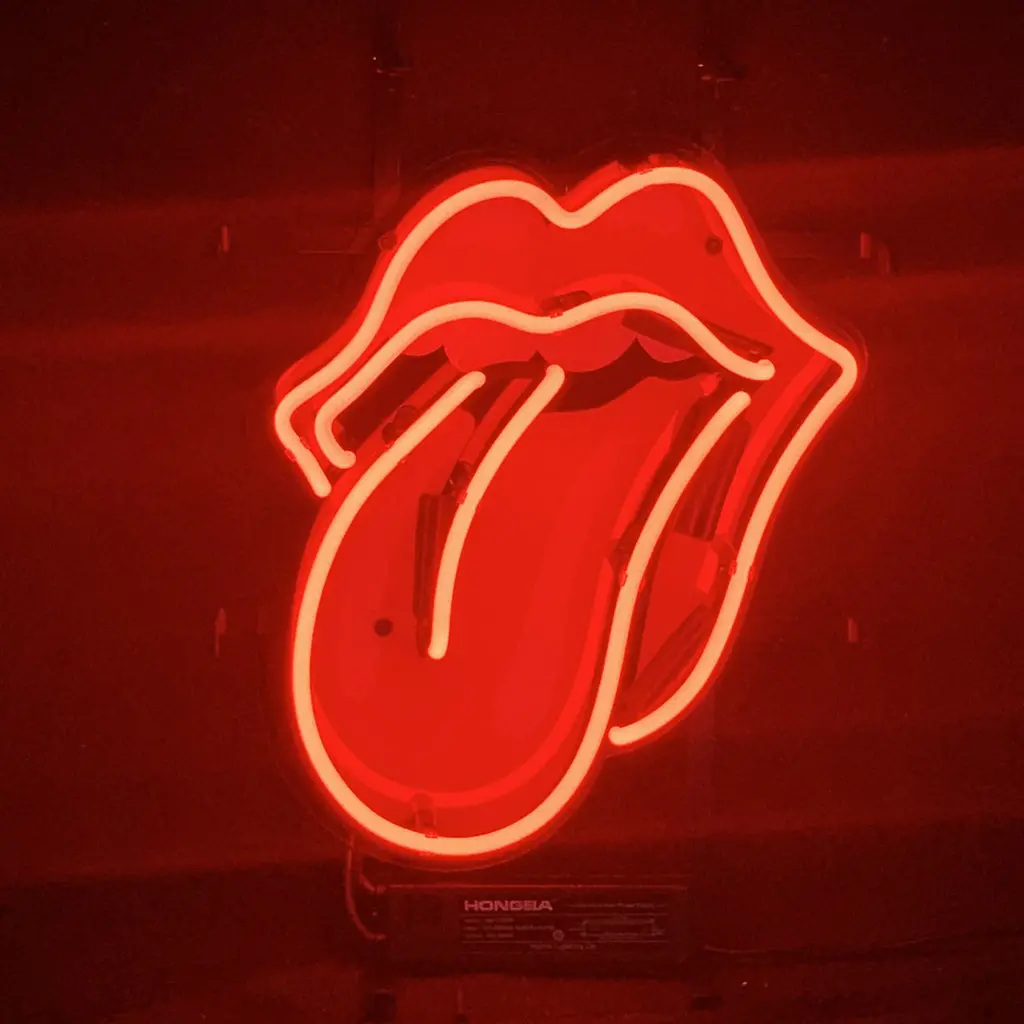 Red Rolling Stones Neon Signs Light 1