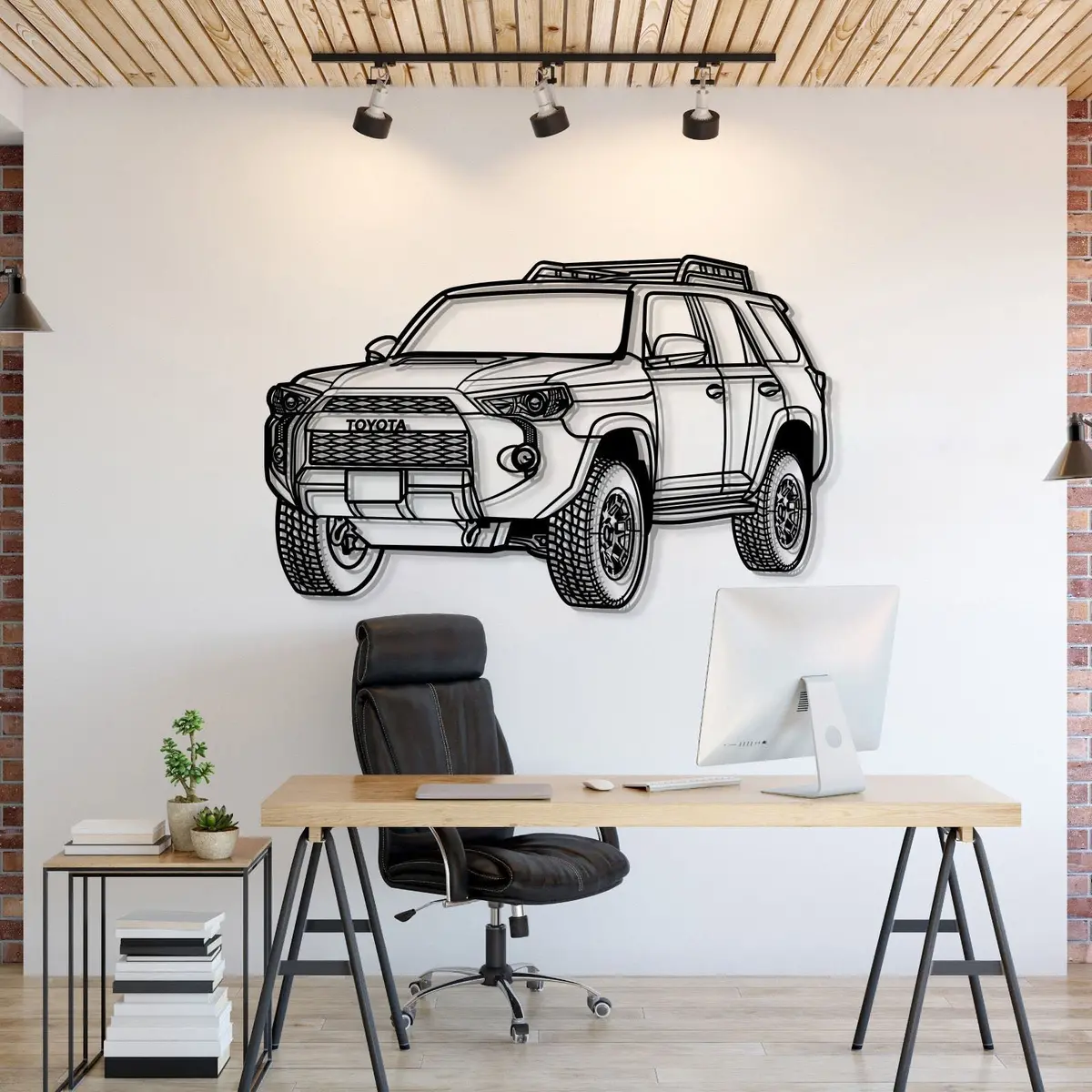 2022 4Runner Trd Pro Perspective Metal Car Wall Art - Mt1290 1