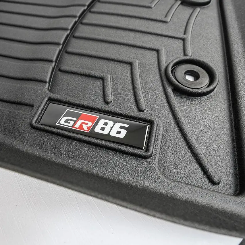 Toyota "Gr86" Emblems For Weathertech Floor Mats (Single) 1