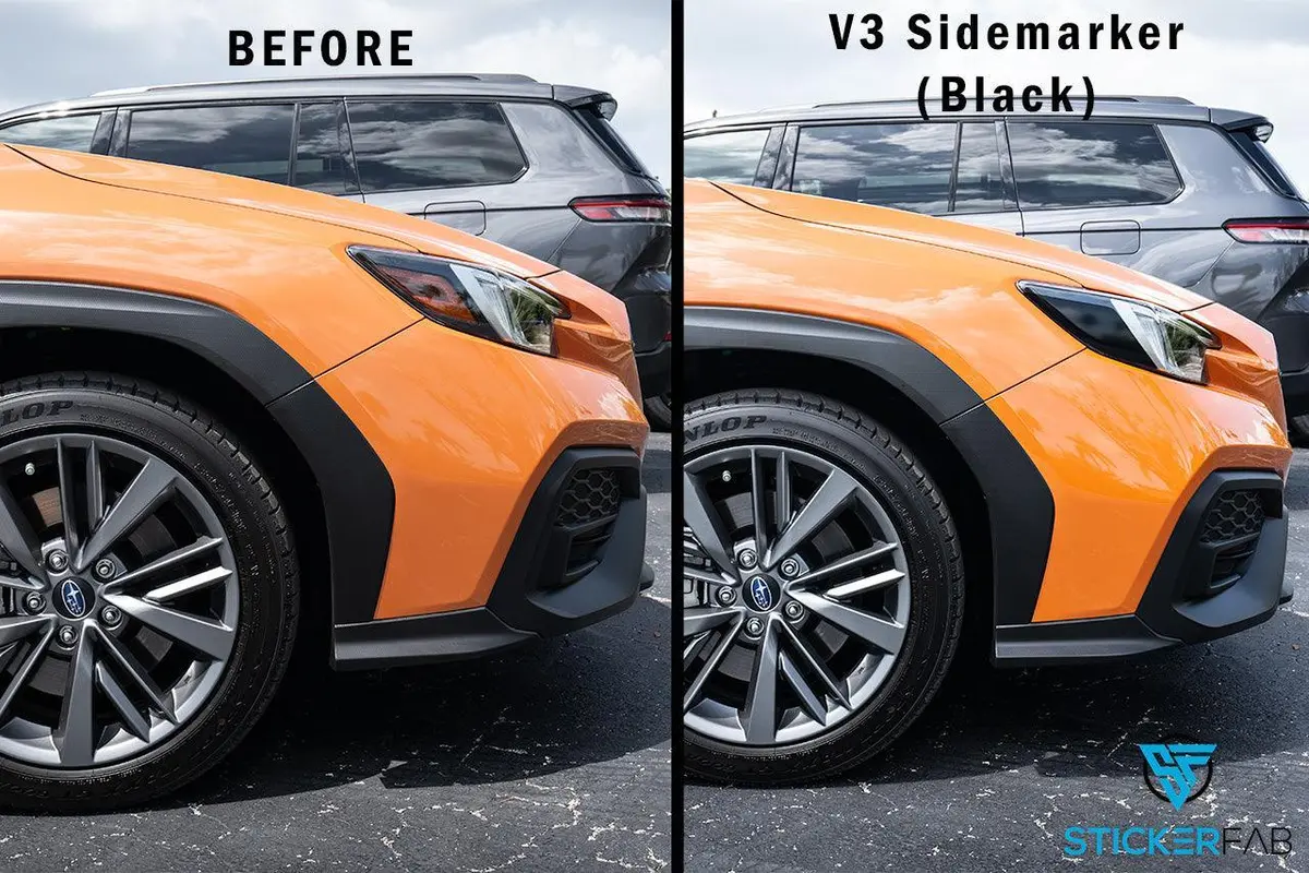 V1 V2 V3 Headlight / Front Sidemarker Overlays Fits 2022+ Wrx 1