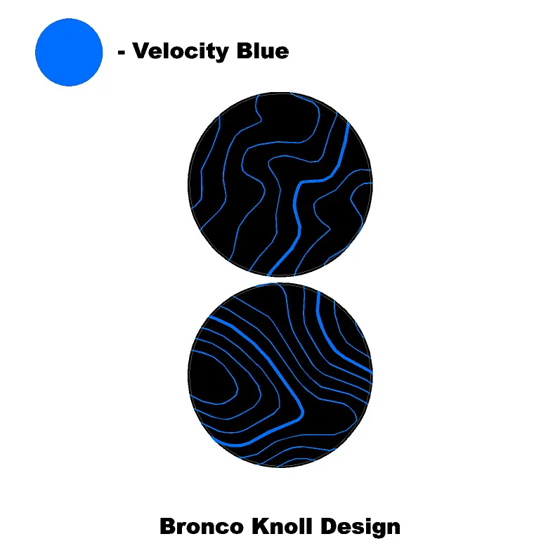 1966 Topographic Shifter Plate (Printed Series + Acrylic) - 2021+ Bronco 48