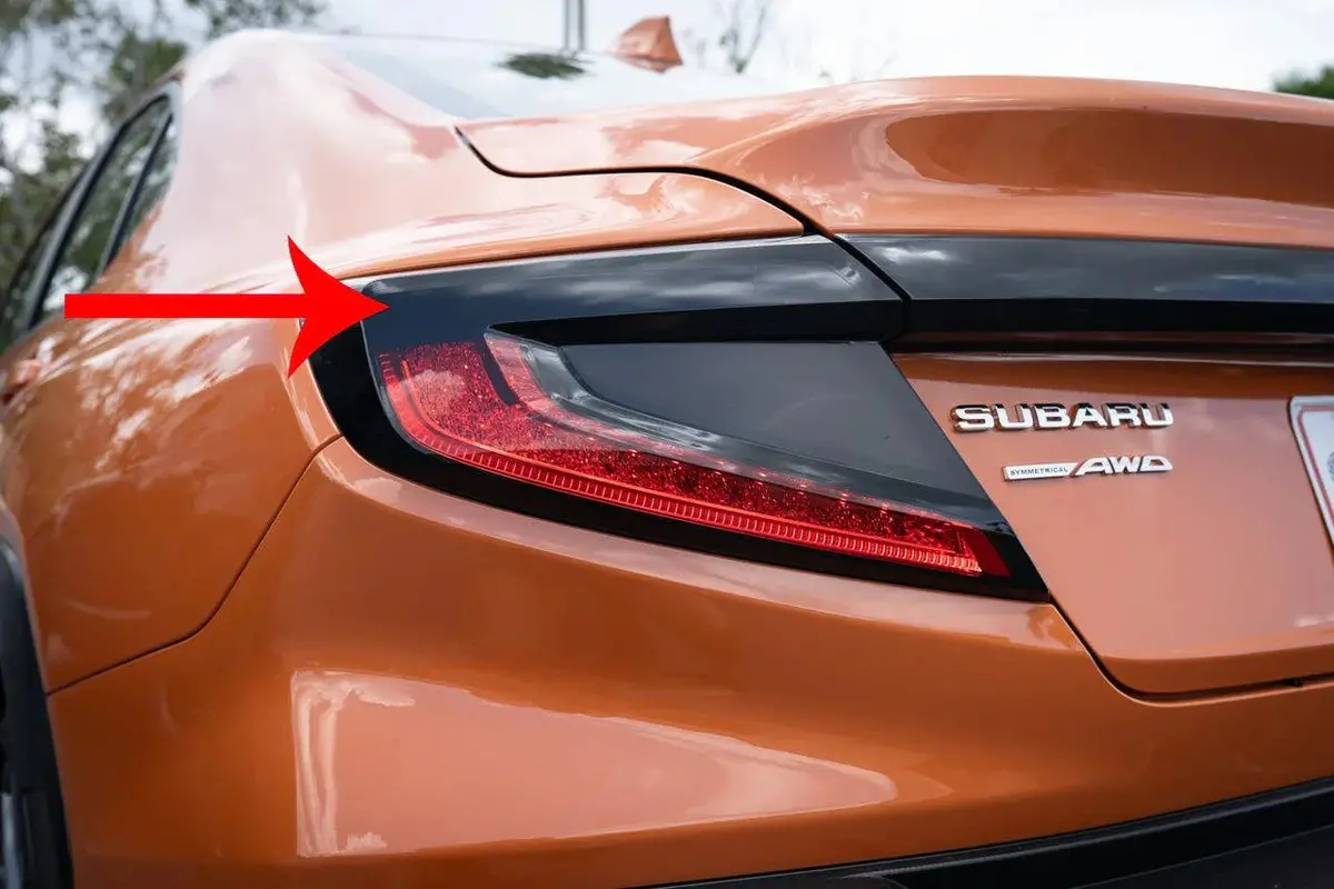 Version 1.0 Tail Light Upper Overlays - 2022+ Wrx 1