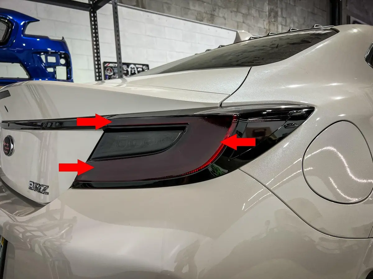 Version 2.0 Tail Light Overlays - 2022+ Brz / Gr86 1