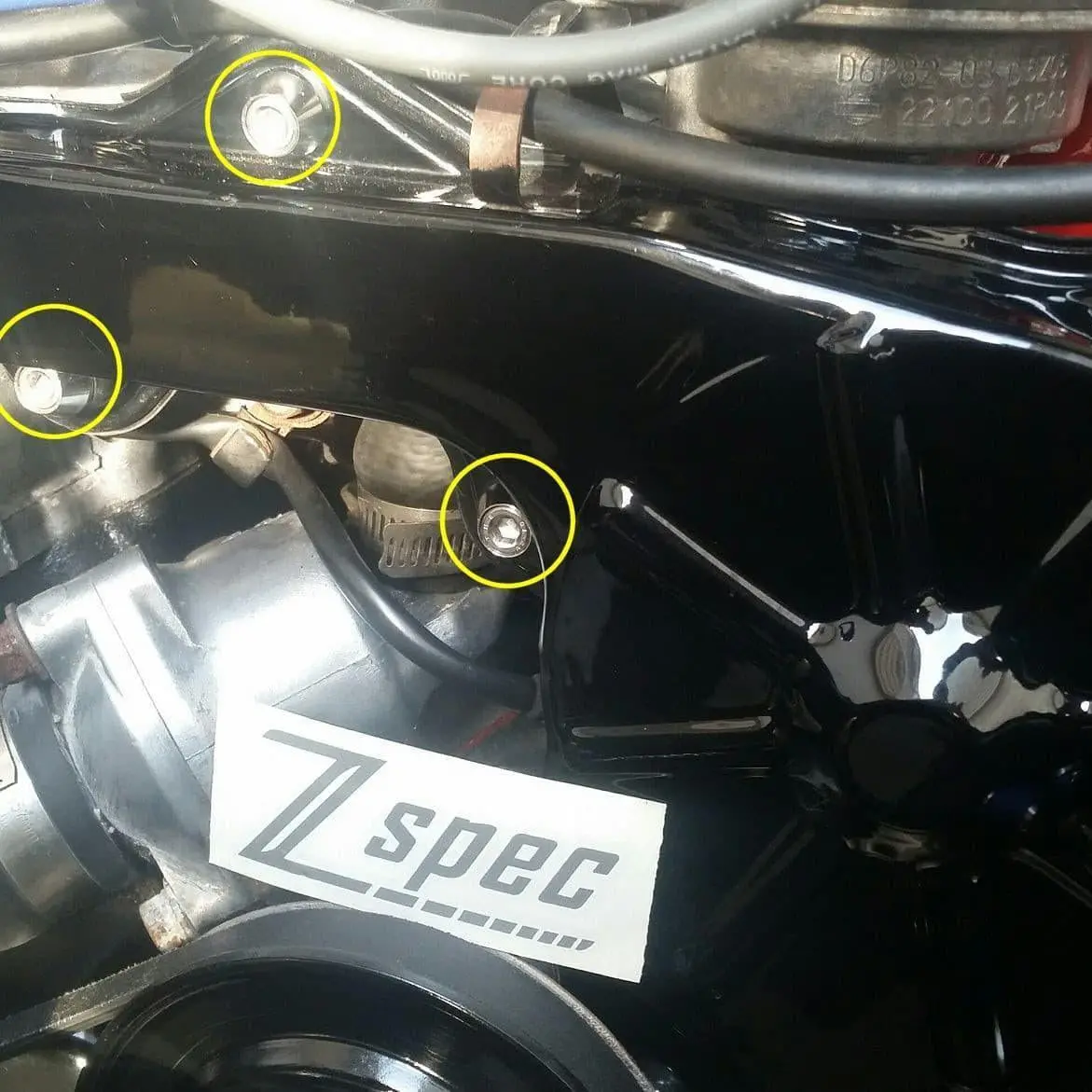Zspec Shsc Timing Covers Fastener Kit For '84-89 Nissan 300Zx Z31, Stainless & Billet 4