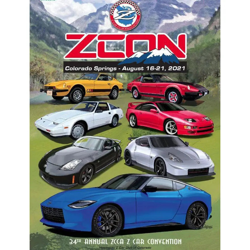 Zcon 2021 Event Poster For The Colorado Springs, Co Event - 24" X 36" Size 1
