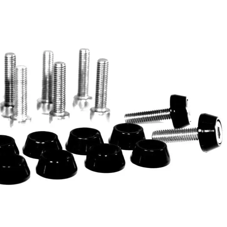 Zspec Shsc M5x20mm Bolts W/Angled Finish Washers, Stainless & Billet, Sold As 10-Pack 1