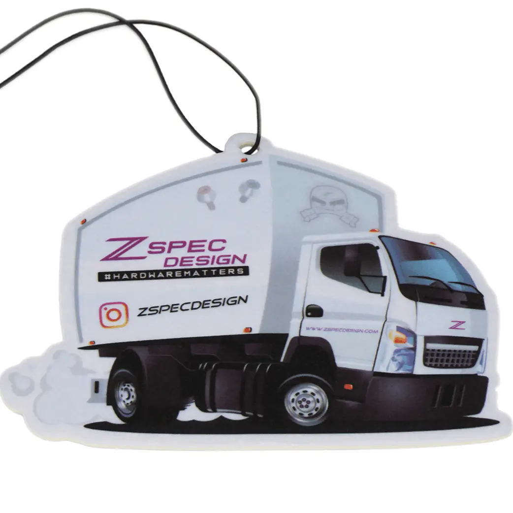 Zspec "Hardware-Matters" Delivery Truck Spring-Scented Air Freshener 1