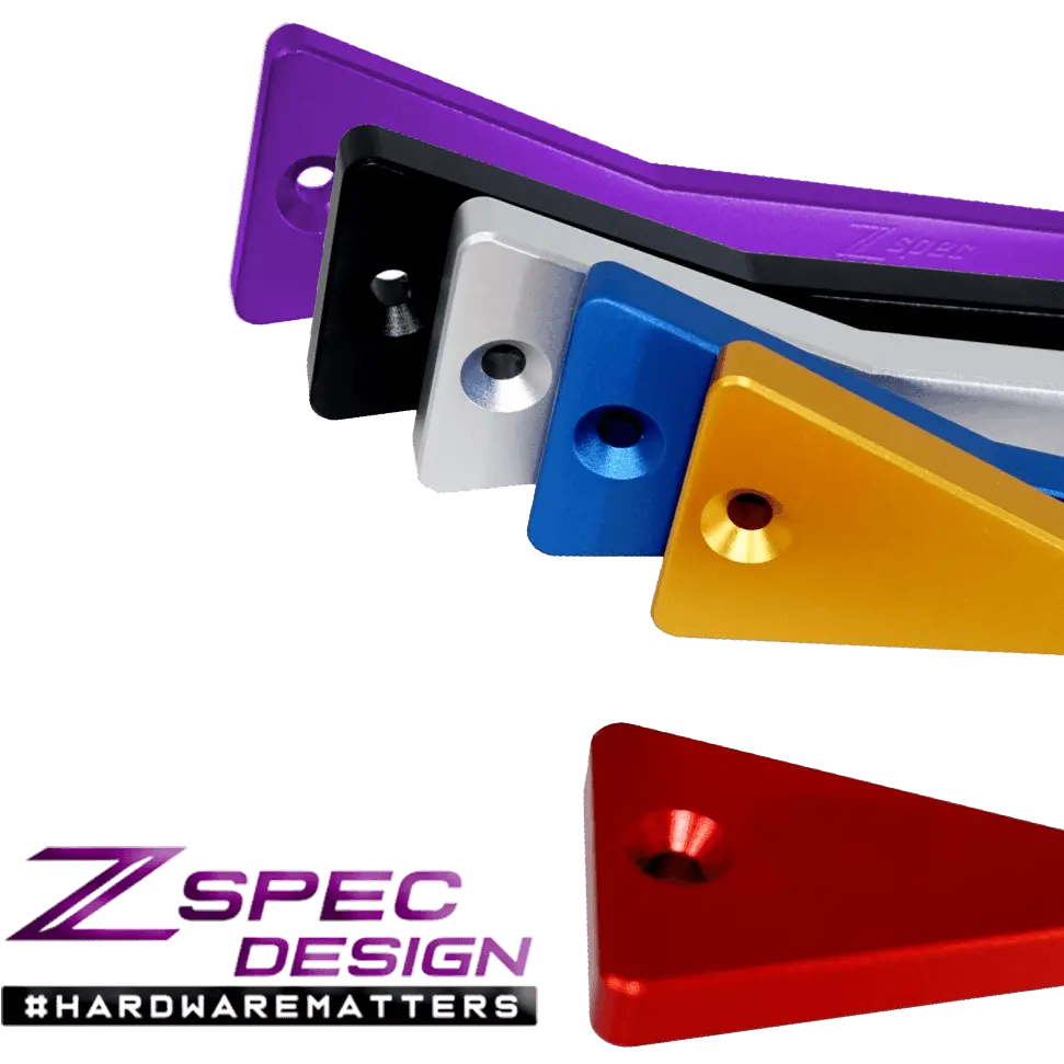 Zspec Battery Hold Down/Bracket For '90-96 Nissan Z32 300Zx, Billet W/ Stainless Hardware 2