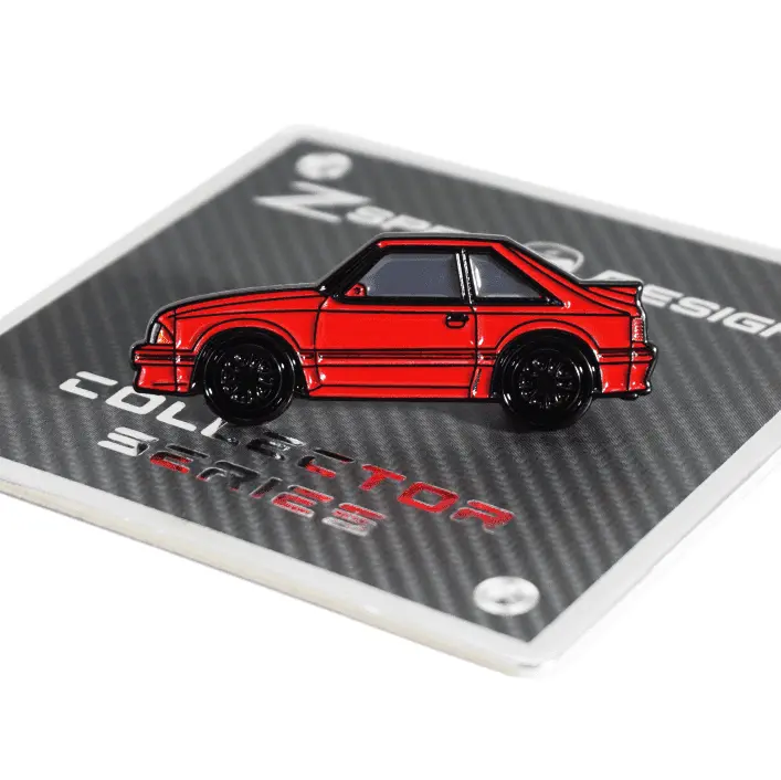 Zspec Collector Lapel / Hat Pin - Tribute To The Ford Mustang Fox-Body 1