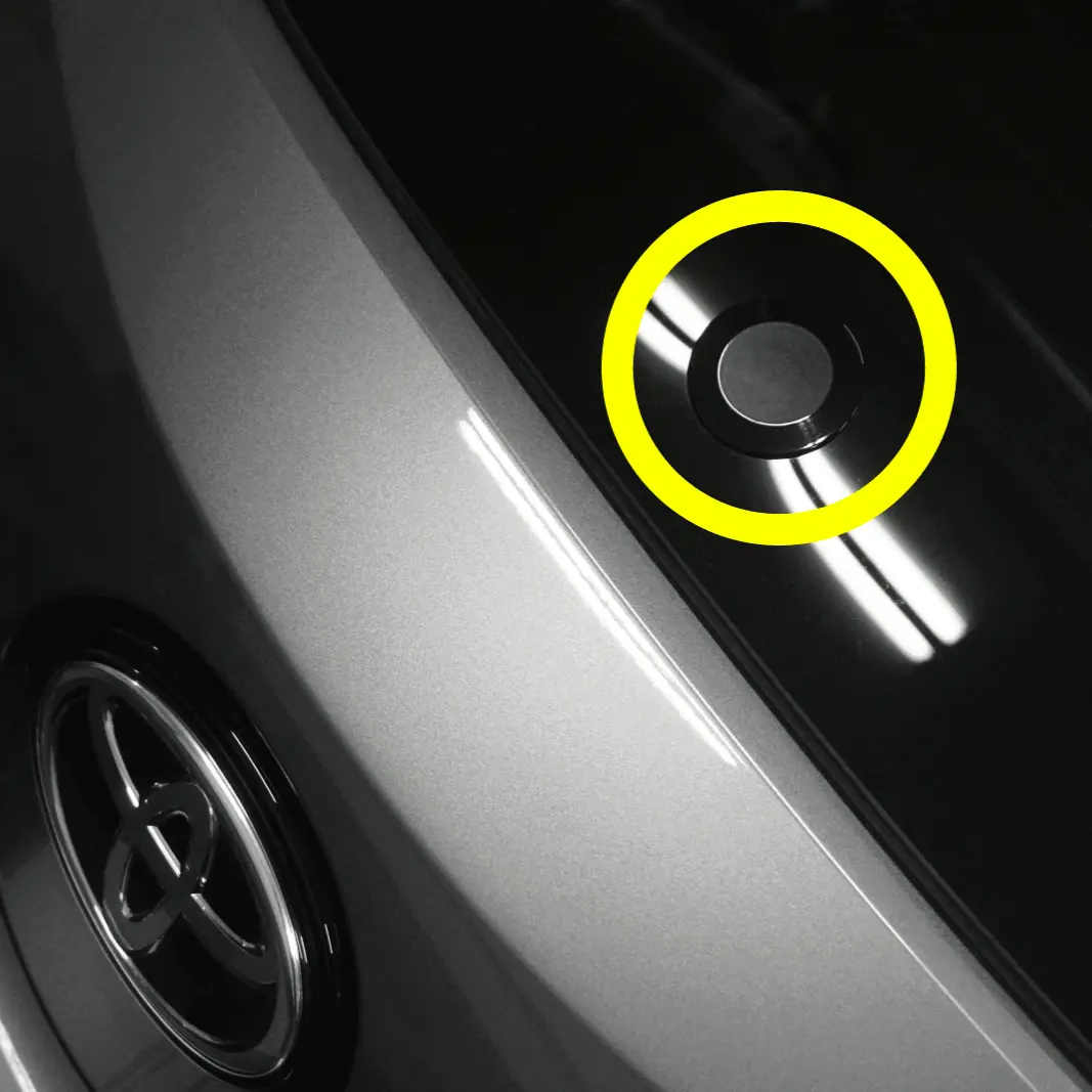 Zspec 44Mm Rear Wiper Hole-Cover/Cap/Plug, Weatherproof, Fits Gr Corolla, Black 1