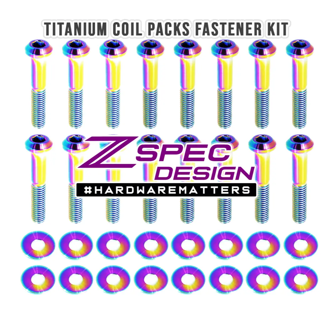 Zspec Titanium Coil Packs Fastener Kit For '16+ Chevy V8 Camaro Ss 3