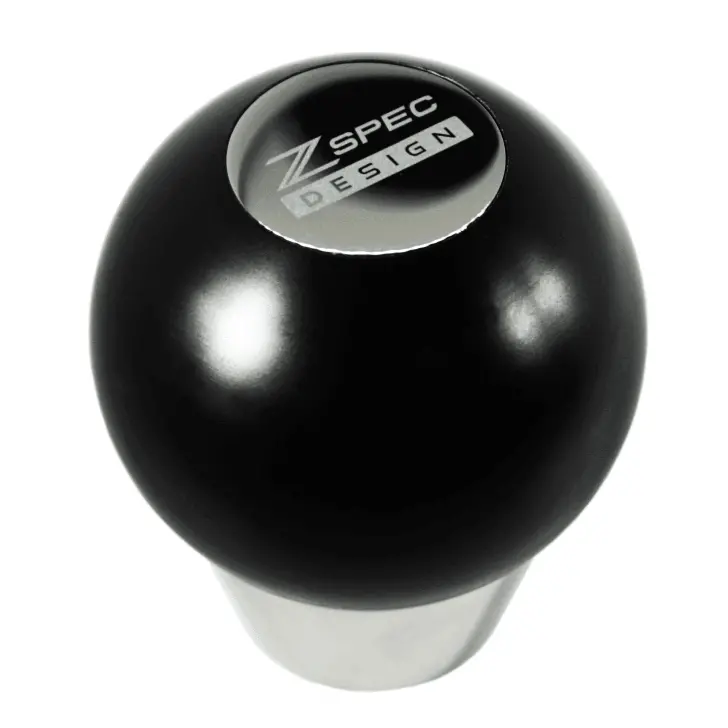 Zspec Shift Knob, M8-1.25, Delrin & Stainless, 4-Speed Shift Pattern Coin 1