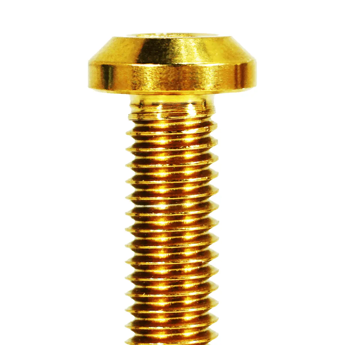 Zspec M8-1.25X30mm Dress Up Bolts® Fastener, Angled Head, Titanium Grade-5, Per Each 5