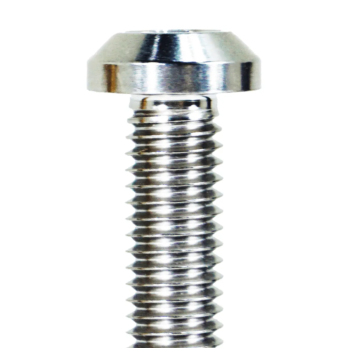 Zspec M8-1.25X30mm Dress Up Bolts® Fastener, Angled Head, Titanium Grade-5, Per Each 1