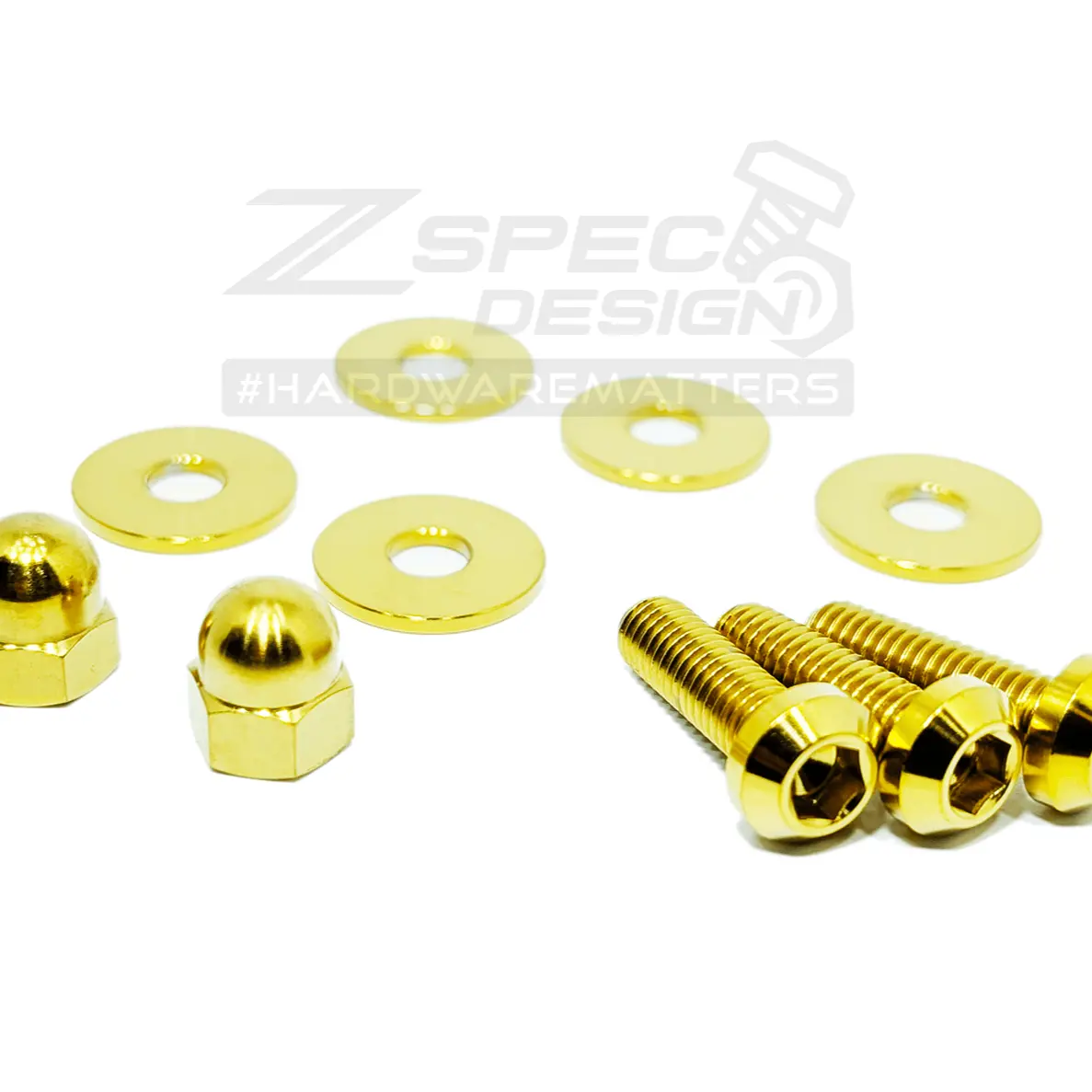 Zspec Engine Cover Bolts For '09-20 Nissan 370Z Z34, Grade-5 Titanium 1