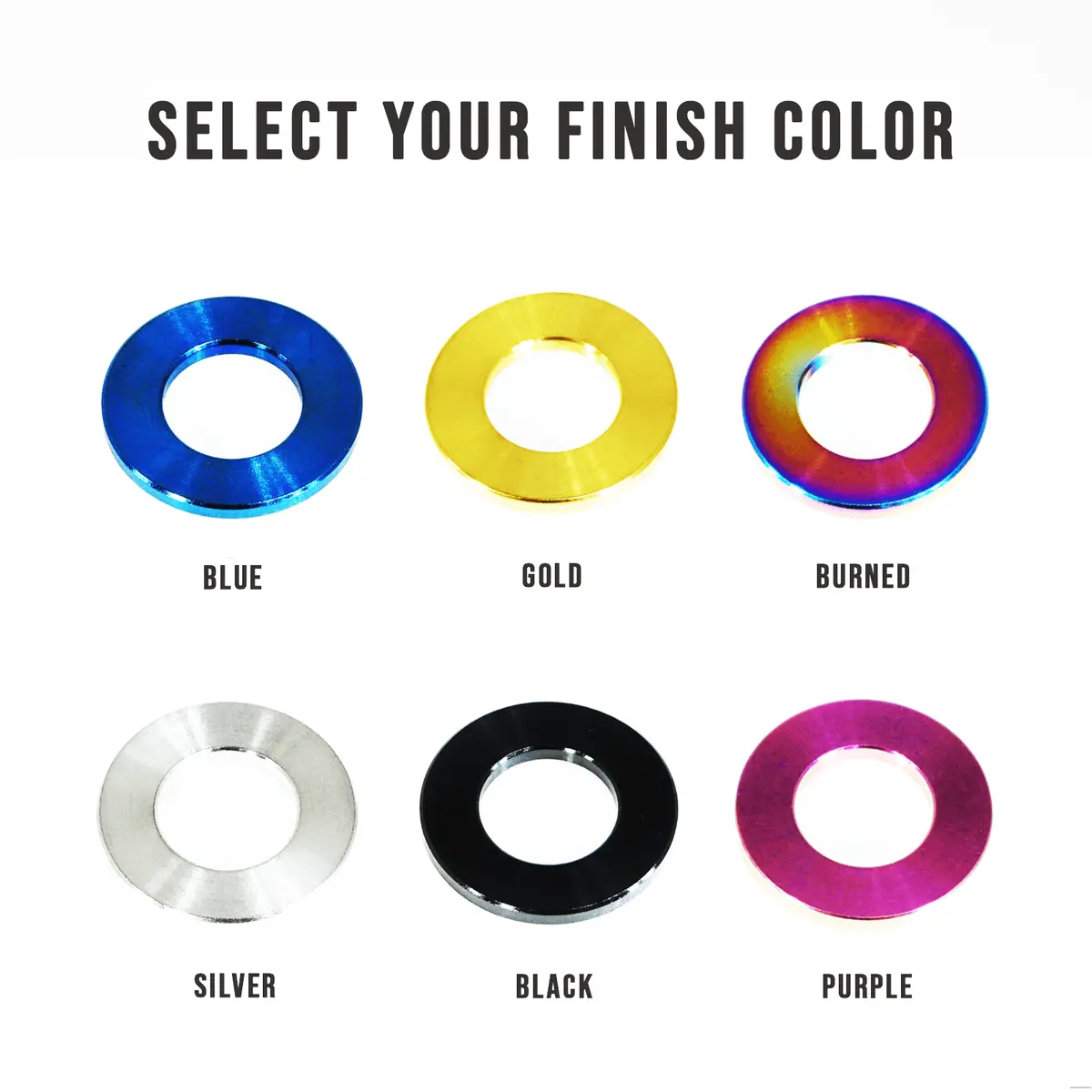 Zspec M6 Metric Flat Washers, Grade-5 Titanium, Per Each 1