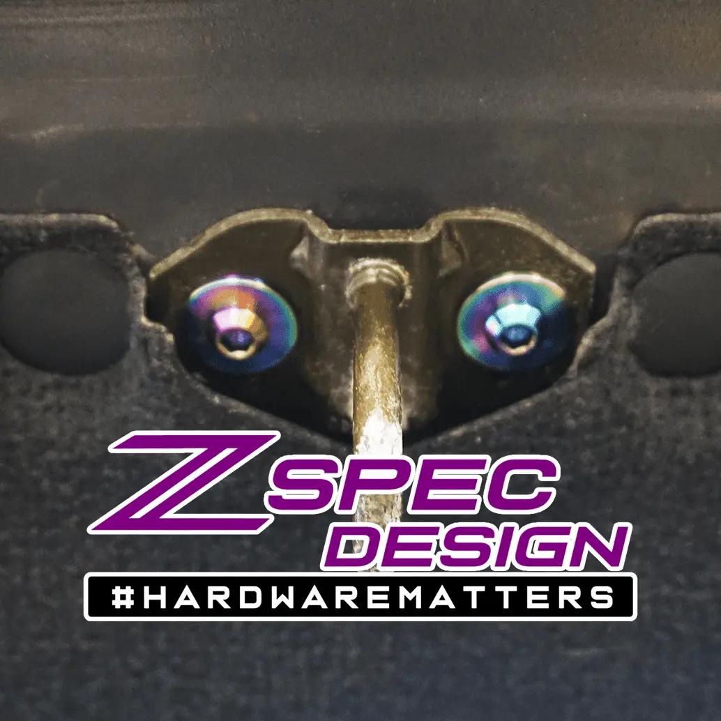 Zspec Dress Up Bolts® Hatch-Striker Fastener Kit For Nissan 240Sx S13 (& Silvia), Titanium 1