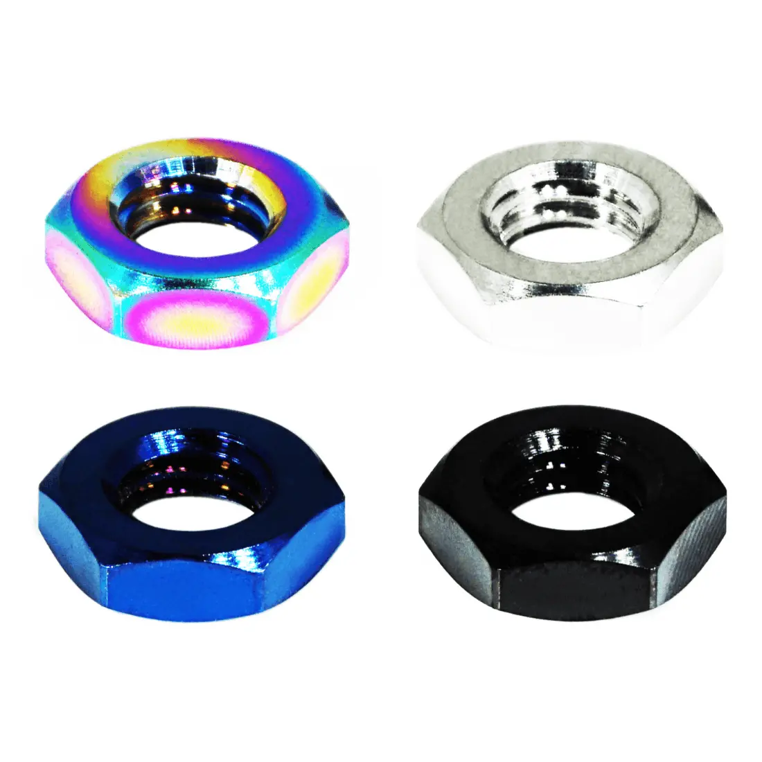 Zspec M8-1.25 Metric Jam Nut, Grade-5 Titanium, Per Each 1