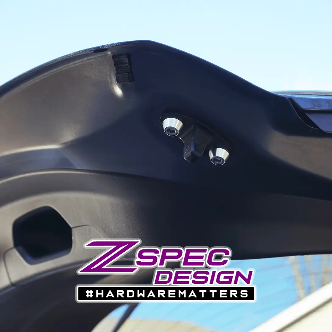 Zspec Dress Up Bolts® Hatch/Trunk-Area Fastener Kit For '17-23 Mazda Cx-9, Stainless & Billet 1