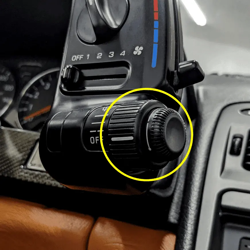 Zspec Lhd Wiper Control Knobs For '90+ Nissan 300Zx Z32, Mode & Interval Knobs 1