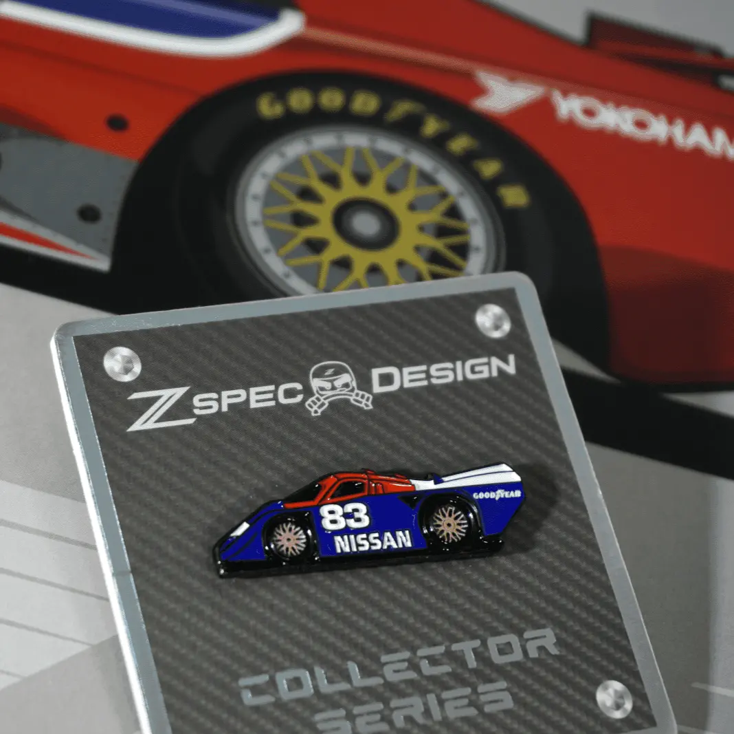 Zspec Nissan #83 Gtp Race-Car Tribute Lapel / Hat Pin 1