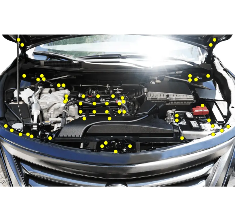 Zspec Stage-2 Dress Up Bolts® Fastener Kit For '13-16 Nissan Altima, Stainless & Billet 3