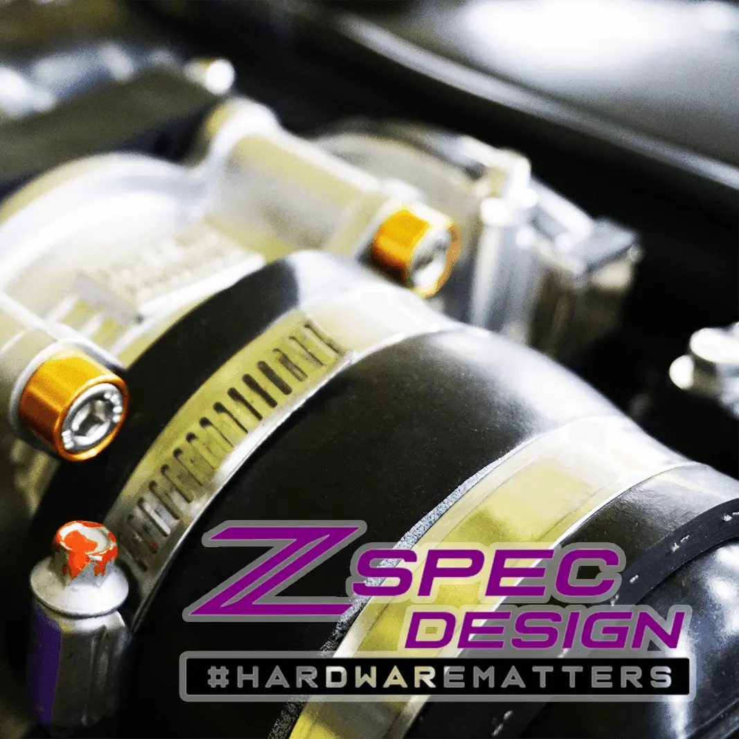 Zspec Stage-2 Dress Up Bolts® Hardware Kit For Nissan Z Rz34, Stainless & Billet 7