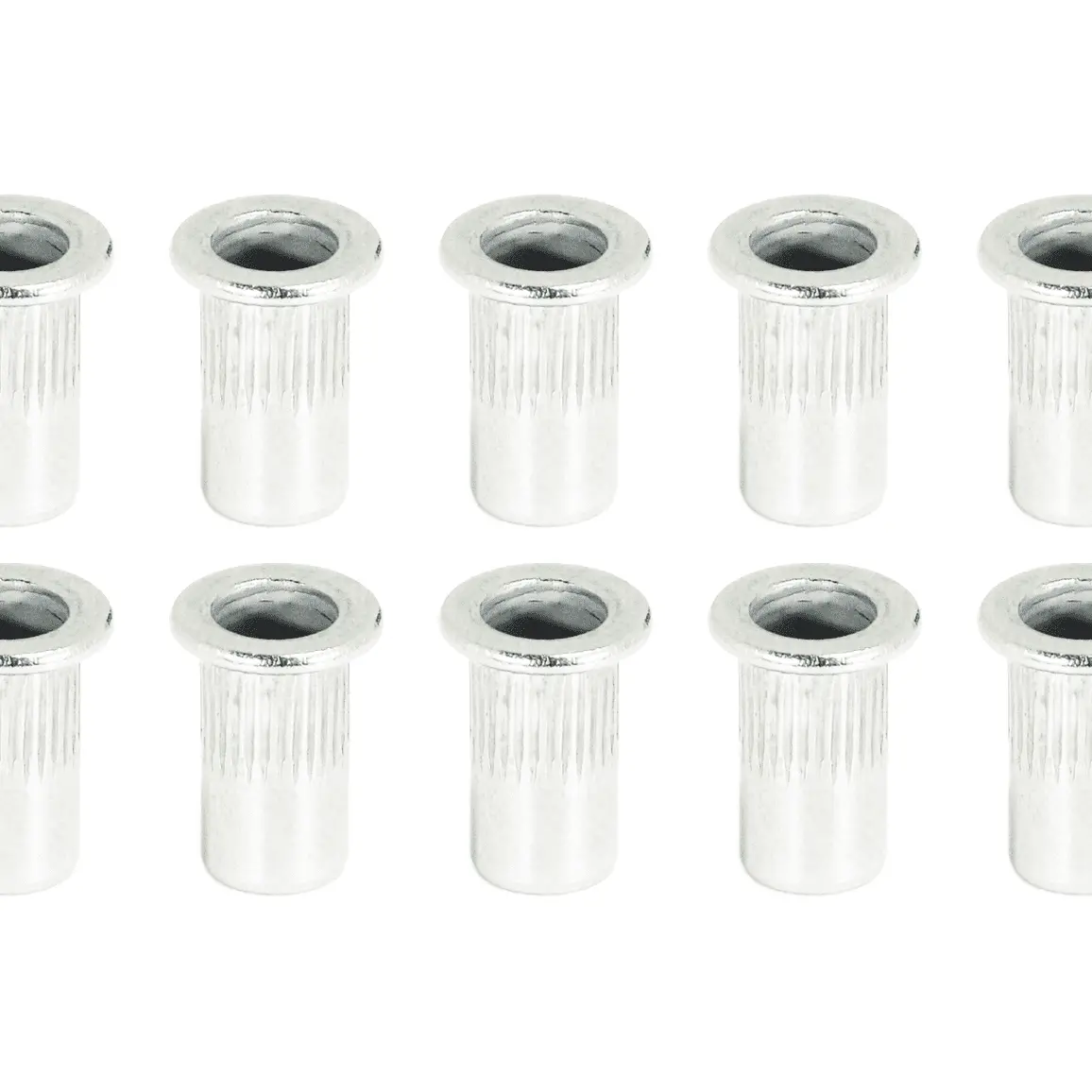 Zspec M6-1.0 Rivet Nuts, Sus304 Stainless Steel, 10-Pack 1