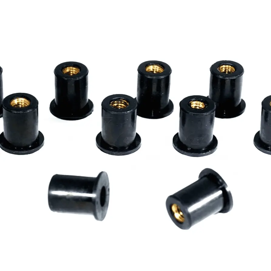 Zspec M8 Rubber Well Nuts For Suv/Truck Body Elements & Over-Fender Flares, 10-Pack 1